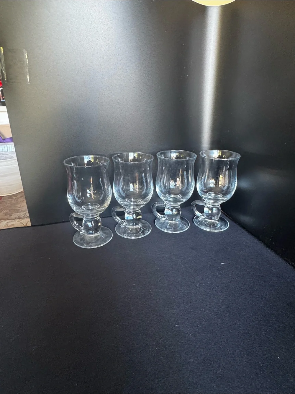 Irish Coffee Mug four clear